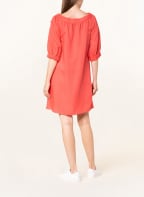 s.Oliver BLACK LABEL Kleid mit Leinen und 3/4-Arm , Farbe: HELLROT (Bild 1)