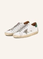 GOLDEN GOOSE Sneaker SUPER-STAR, Farbe: WEISS/ GRÜN (Bild 1)