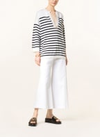 VALENTINO Oversized sweater , Color: WHITE/ DARK BLUE (Image 1)