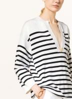 VALENTINO Oversized sweater , Color: WHITE/ DARK BLUE (Image 1)