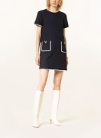 VALENTINO Dress with silk , Color: DARK BLUE (Image 1)