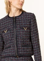 VALENTINO Tweed jacket, Color: DARK BLUE/ RED/ GOLD (Image 1)
