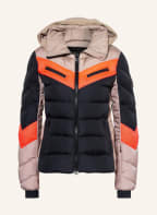FIRE+ICE Daunen-Skijacke FARINA 3, Farbe: SCHWARZ/ BEIGE/ NEONORANGE (Bild 1)