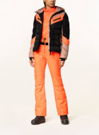 FIRE+ICE Daunen-Skijacke FARINA 3, Farbe: SCHWARZ/ BEIGE/ NEONORANGE (Bild 1)