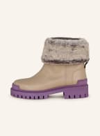 MARC CAIN Plateau-Boots mit Kunstfell, Farbe: 703 desert taupe (Bild 1)