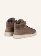 Candice Cooper Hightop-Sneaker mit Echtfell, Farbe: TAUPE (Bild 1)