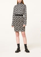 MARC CAIN Skirt with glitter thread, Color: 900 BLACK (Image 1)
