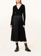 MARC CAIN Kleid im Materialmix, Farbe: 900 BLACK (Bild 1)