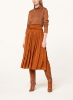 MARC CAIN Rock mit Rüschen, Farbe: 631 burnt sienna (Bild 1)