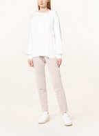 MARC CAIN Blusenshirt im Materialmix, Farbe: 110 off (Bild 1)