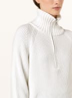 CINQUE Half-zip sweater CIFIAMA , Color: WHITE (Image 1)