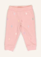 POLO RALPH LAUREN Set: Sweatjacke und Sweatpants, Farbe: ROSÉ (Bild 1)
