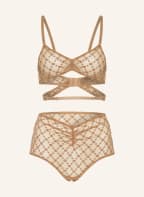 GUCCI Set: Triangle bra and panties with gift box, Color: NUDE (Image 1)