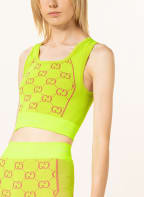GUCCI Cropped-Top, Farbe: NEONGELB/ FUCHSIA (Bild 1)