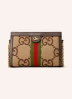 GUCCI Schultertasche OPHIDIA JUMBO GG, Farbe: BRAUN/ BEIGE (Bild 1)