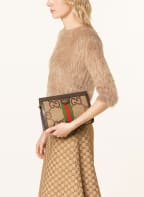 GUCCI Schultertasche OPHIDIA JUMBO GG, Farbe: BRAUN/ BEIGE (Bild 1)