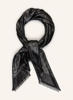 GUCCI Scarf with glitter thread, Color: BLACK/ SILVER (Image 1)
