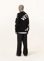 VETEMENTS Oversized sweater made of merino wool, Color: BLACK/ WHITE (Image 1)