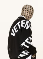 VETEMENTS Oversized sweater made of merino wool, Color: BLACK/ WHITE (Image 1)