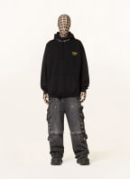 VETEMENTS Oversized-Hoodie, Farbe: SCHWARZ/ GELB (Bild 1)