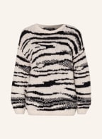 LUISA CERANO Pullover mit Alpaka, Farbe: CREME/ SCHWARZ (Bild 1)