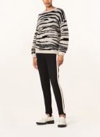 LUISA CERANO Pullover mit Alpaka, Farbe: CREME/ SCHWARZ (Bild 1)
