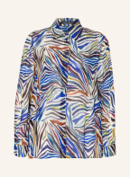 LUISA CERANO Hemdbluse, Farbe: ECRU/ BLAU/ DUNKELROT (Bild 1)