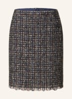 LUISA CERANO Tweed skirt, Color: DARK GRAY/ DARK BLUE/ DARK RED (Image 1)