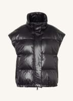 LUISA CERANO Down vest, Color: BLACK (Image 1)