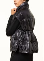 LUISA CERANO Down vest, Color: BLACK (Image 1)