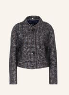 LUISA CERANO Tweed jacket, Color: LIGHT GRAY/ DARK BLUE/ RED (Image 1)
