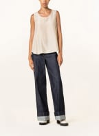 LUISA CERANO Silk top, Color: CREAM (Image 1)