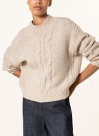 LUISA CERANO Pullover mit Alpaka, Farbe: BEIGE (Bild 1)