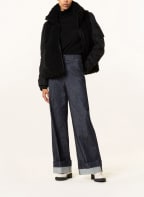 LUISA CERANO Teddy jacket, Color: BLACK (Image 1)
