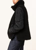 LUISA CERANO Teddy jacket, Color: BLACK (Image 1)