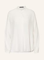 LUISA CERANO Shirt blouse with silk, Color: WHITE (Image 1)