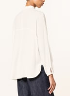 LUISA CERANO Shirt blouse with silk, Color: WHITE (Image 1)