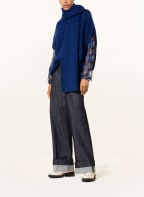 LUISA CERANO Schal mit Alpaka, Farbe: BLAU (Bild 1)