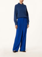 LUISA CERANO Wide leg trousers, Color: BLUE (Image 1)