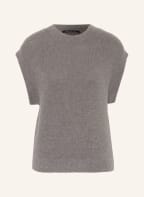 LUISA CERANO Alpaca sweater vest, Color: TAUPE (Image 1)