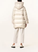 LUISA CERANO Down coat with faux fur, Color: CREAM (Image 1)