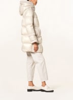 LUISA CERANO Down coat with faux fur, Color: CREAM (Image 1)