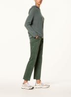 LUISA CERANO Velvet pants, Color: GREEN (Image 1)