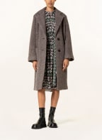 LUISA CERANO Wool coat, Color: BROWN/ BLACK/ WHITE (Image 1)
