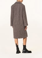 LUISA CERANO Wool coat, Color: BROWN/ BLACK/ WHITE (Image 1)