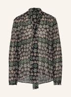 LUISA CERANO Bow-tie blouse, Color: DARK GRAY/ LIGHT GREEN/ LIGHT PINK (Image 1)