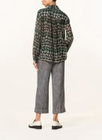 LUISA CERANO Bow-tie blouse, Color: DARK GRAY/ LIGHT GREEN/ LIGHT PINK (Image 1)