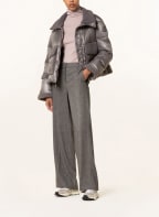 LUISA CERANO Down jacket with teddy, Color: TAUPE (Image 1)