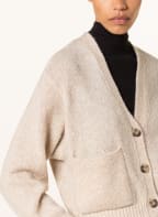 LUISA CERANO Cardigan with alpaca, Color: CREAM (Image 1)