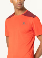SALOMON T-Shirt OUTLINE mit Mesh, Farbe: ORANGE (Bild 1)